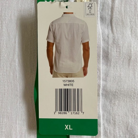 Weatherproof Vintage Linen/Cotton Woven Shirt, White, X-Large, NWT - Picture 6 of 16